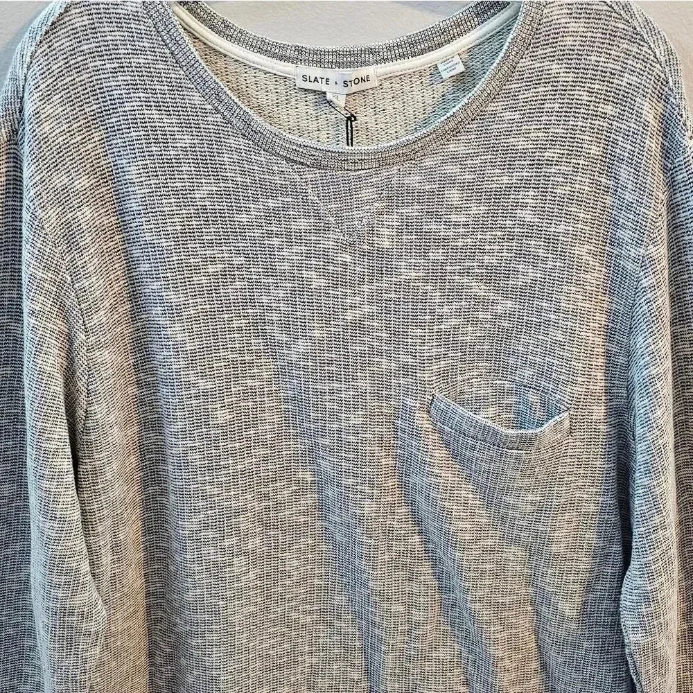 Slate‎ & Stone Long Sleeve Palmer Crewneck Top Size X-large